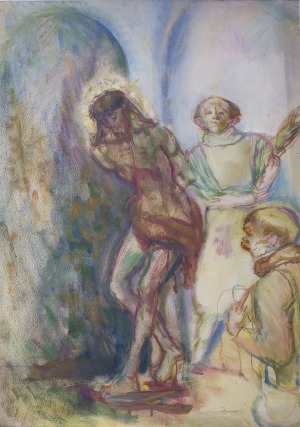 Kasper POCHWALSKI (1899-1971), Biczowanie Chrystusa, 1955