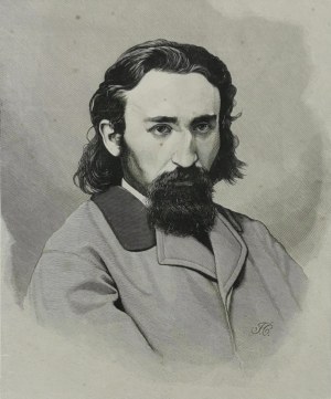 Florian CYNK (1838-1912), Portret Jana Matejki, 1874-1876