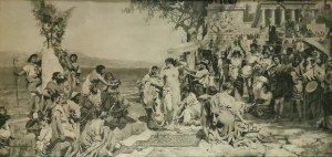 Henryk SIEMIRADZKI (1843-1902), Fryne na święcie Posejdona w Eleusis