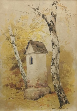 Józef RAPACKI (1871-1929), Kapliczka w Olszance, 1928