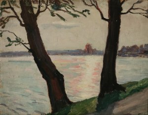 Emil KRCHA (1894-1972), Widok na rzekę