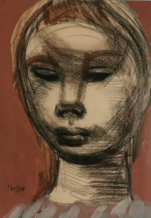 Josef PRESSER (1907-1967), Głowa dziewczyny