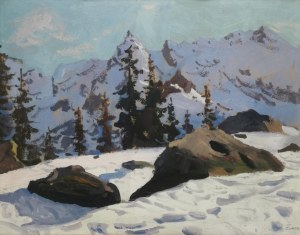 Stanisław GAŁEK (1876-1961), Tatry w śniegu