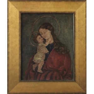 Malarz nieokreślony, XX w. (?), Madonna z Dzieciątkiem