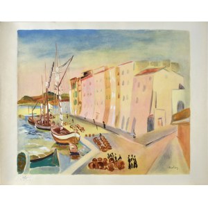 Mojżesz KISLING (1891 - 1953), Port w Saint Tropez