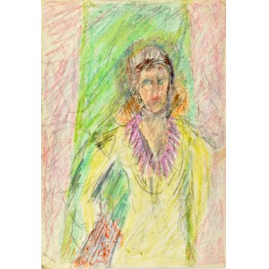 Krystyna PELLETIER (1914-2007), Postać kobieca – rysunek dwustronny