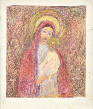 Krystyna PELLETIER (1914-2007), Madonna