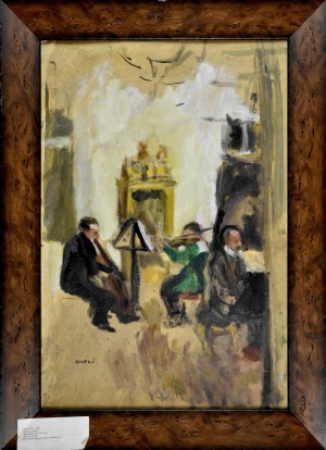 ANERI Irena Weissowa (1888-1981), Domowy koncert, ok. 1910