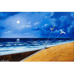 Rafal Olbinski (b. 1943), Blessed normality, 2012