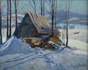 Michał STAŃKO (1901-1969), Pejzaż tatrzański zimą
