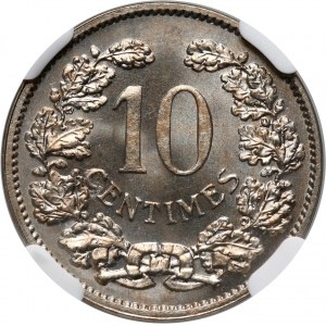 Luxembourg, Adolphe, 10 Centimes 1901