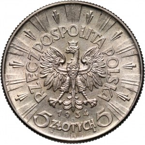 II RP, 5 złotych 1934, Warszawa, Józef Piłsudski