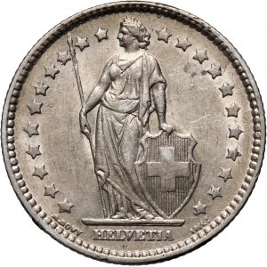 Switzerland, 1 Franc 1876 B