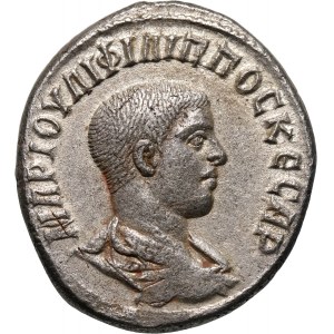 Roman Empire, Philip II 244-249, Billon Tetradrachm, Antiochia