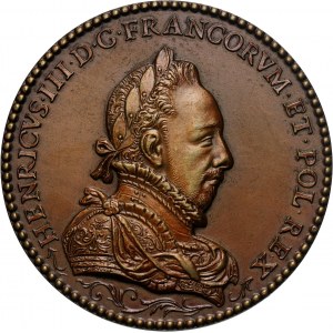 XX wiek, Henryk III Walezy, Paryż, medal w brązie