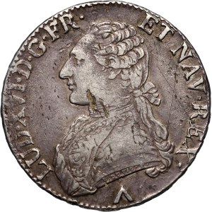 Francja, Ludwik XVI, ecu 1775 W, Lille