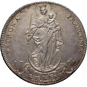 Germany, Würzburg, Adam Friedrich von Seinsheim, Thaler 1760 W