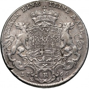 Niemcy, Brandenburgia-Bayreuth, Fryderyk Krystian, talar 1766 B, Bayreuth