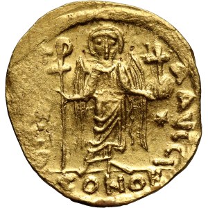 Byzantine Empire, Maurice Tiberius 582-602, Solidus, Constantinople