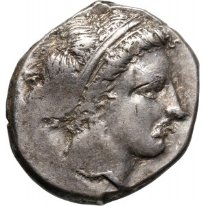 Grecja, Campania, Naples, Didrachma 300-275 BC