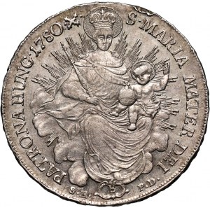 Hungary, Maria Theresia, Thaler 1780 B/SK-PD, Kremnitz