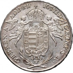 Węgry, Józef II, talar 1786 B, Kremnica