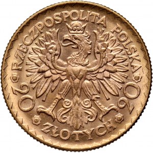 II RP, 20 złotych 1925, Warszawa, Bolesław Chrobry