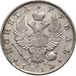 Russia, Alexander I, Rouble 1813 СПБ ПС, St. Petersburg