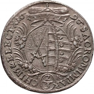 Germany, Saxony, Friedrich August I, 2/3 Thaler (gulden) 1696 IK, Dresden