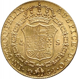 Spain, Ferdinand VII, 4 Escudos 1820, Madrid