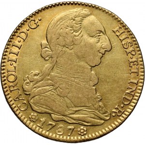 Spain, Charles III, 4 Escudos 1787 S-CM, Sevilla