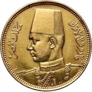 Egipt, Faruk I, 100 piastrów AH1357 (1938)
