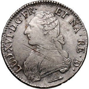 France, Louis XVI, Écu 1785, Pau