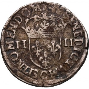 France, Henri IV, 1/4 Ecu 1603 C, Saint-Lo