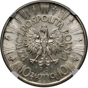 II RP, 10 złotych 1938, Warszawa, Józef Piłsudski