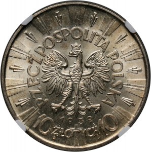 II RP, 10 złotych 1939, Warszawa, Józef Piłsudski