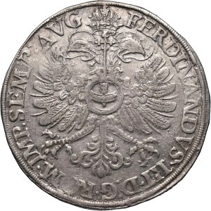 Niemcy, Kolonia, talar 1643, z tytulaturą Ferdynanda III