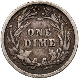USA, 10 Cents (Dime) 1895, Philadelphia, Barber