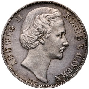 Niemcy, Bawaria, Ludwik II, talar 1871, Monachium