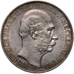 Germany, Mecklenburg-Schwerin, Friedrich Franz II, Thaler 1864 A, Berlin