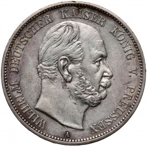 Germany, Prussia, Wilhelm I, 5 Mark 1874 A, Berlin