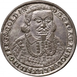 Śląsk, Księstwo Legnicko-Brzesko-Wołowskie, Jerzy Rudolf, 1/8 talara 1653, Brzeg