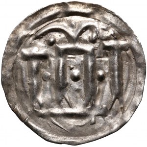 Denmark, Harald I Gromsson (Bluetooth) 936-987, half bracteat, Hedeby