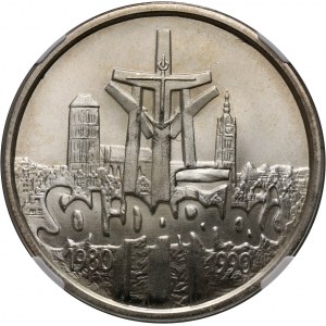 III RP, 100000 złotych 1990, Solidarność, Typ B