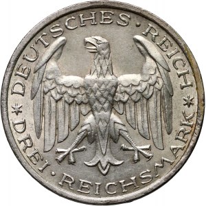 Niemcy, Republika Weimarska, 3 marki 1927 A, Berlin, Marburg