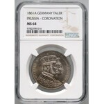 Germany, Prussia, Wilhelm I, Thaler 1861 A, Berlin