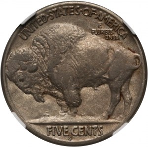 Stany Zjednoczone Ameryki, 5 centów 1918 S, San Francisco, Bizon
