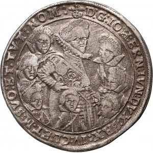 Niemcy, Saksonia-Weimar, Jan Ernest i jego siedmiu braci, talar 1619, Saalfeld