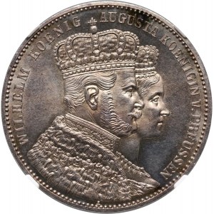 Germany, Prussia, Wilhelm I, Thaler 1861 A, Berlin