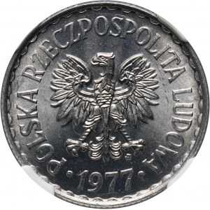 PRL, 1 złoty 1977